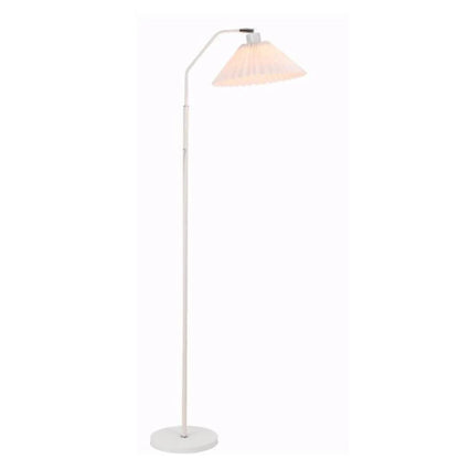 Stehlampe plissierter Schirm