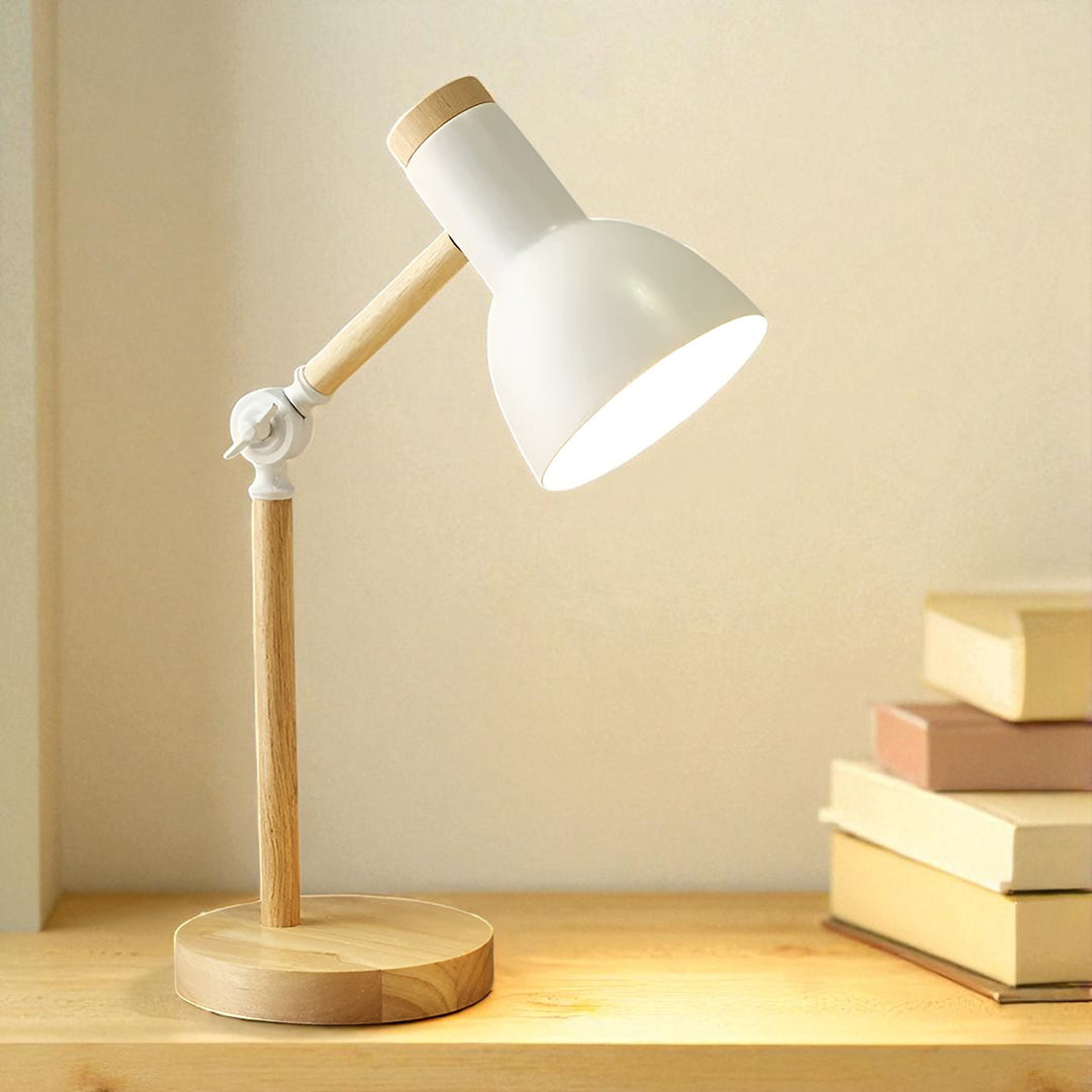 Tischlampe Holz verstellbar