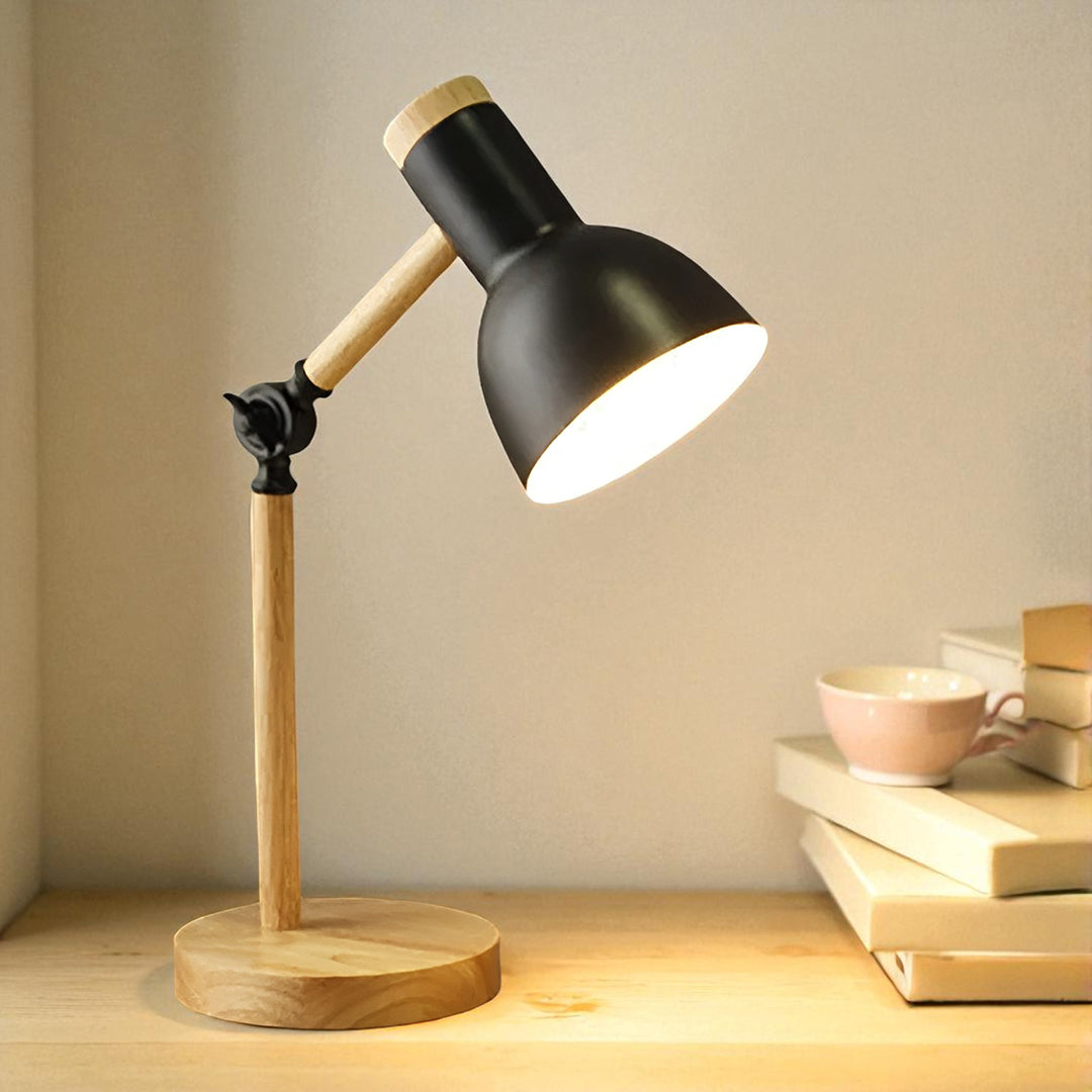 Tischlampe Holz verstellbar