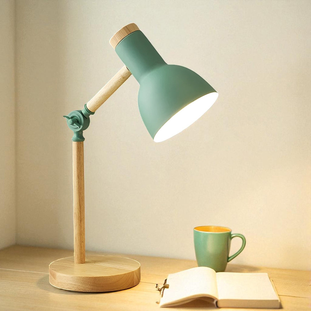 Tischlampe Holz verstellbar