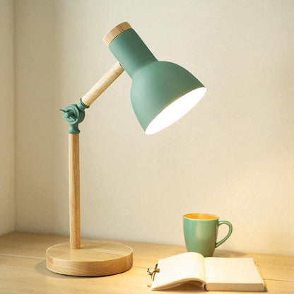 Tischlampe Holz verstellbar