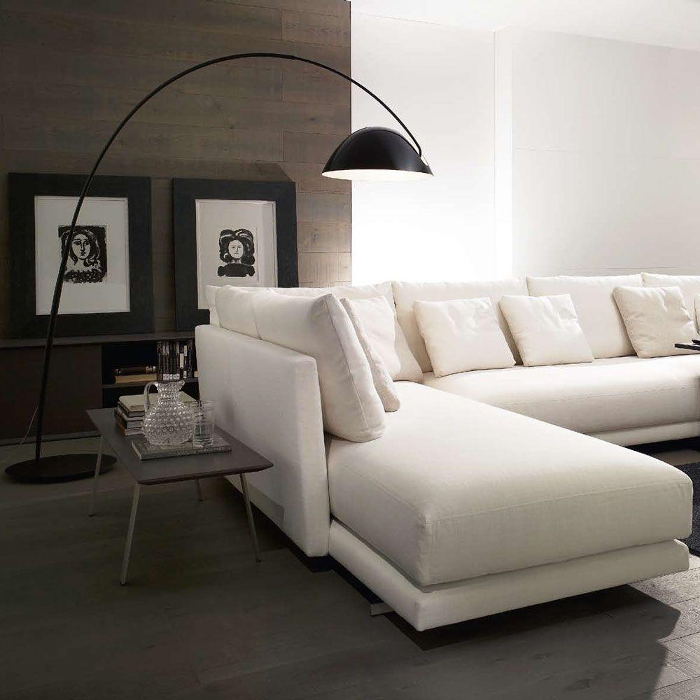 Bogen-Stehlampe mit verstellbarem Arm und drehbarem Lampenschirm für Wohn- und Schlafräume