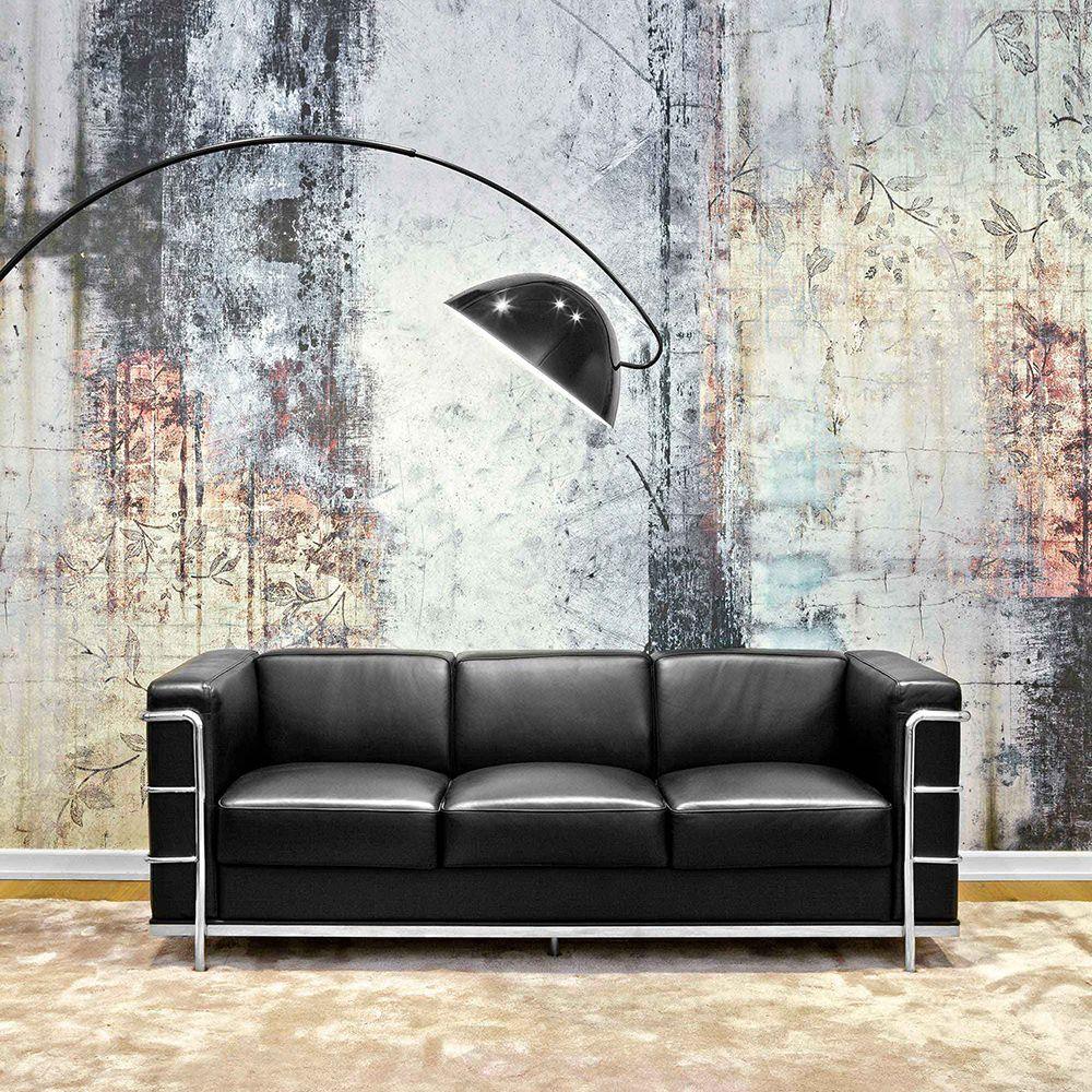 Bogen-Stehlampe mit verstellbarem Arm und drehbarem Lampenschirm für Wohn- und Schlafräume