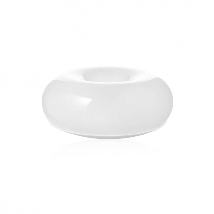 LED Donutlampe aus Glas und Metall mit dimmbarem Licht für Schreibtisch, Wand und Flur