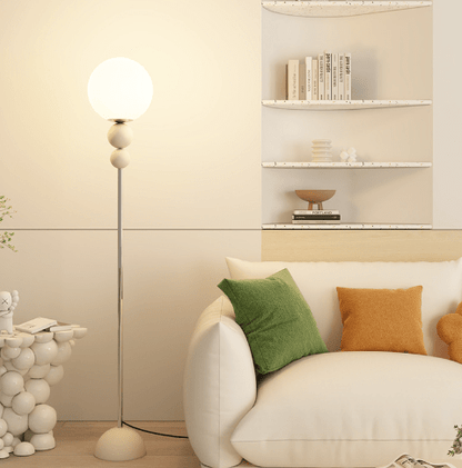 Stehlampe mit Metall- und Acrylschirm für Wohnzimmer und Schlafzimmer