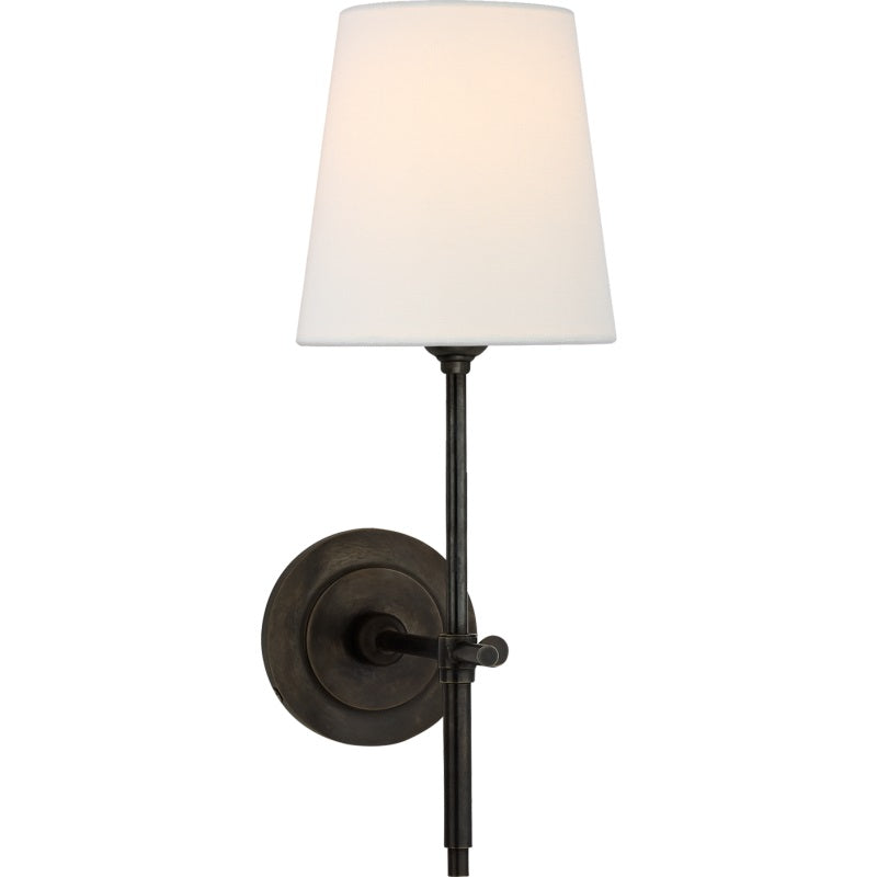 Wandleuchte Stoffschirm