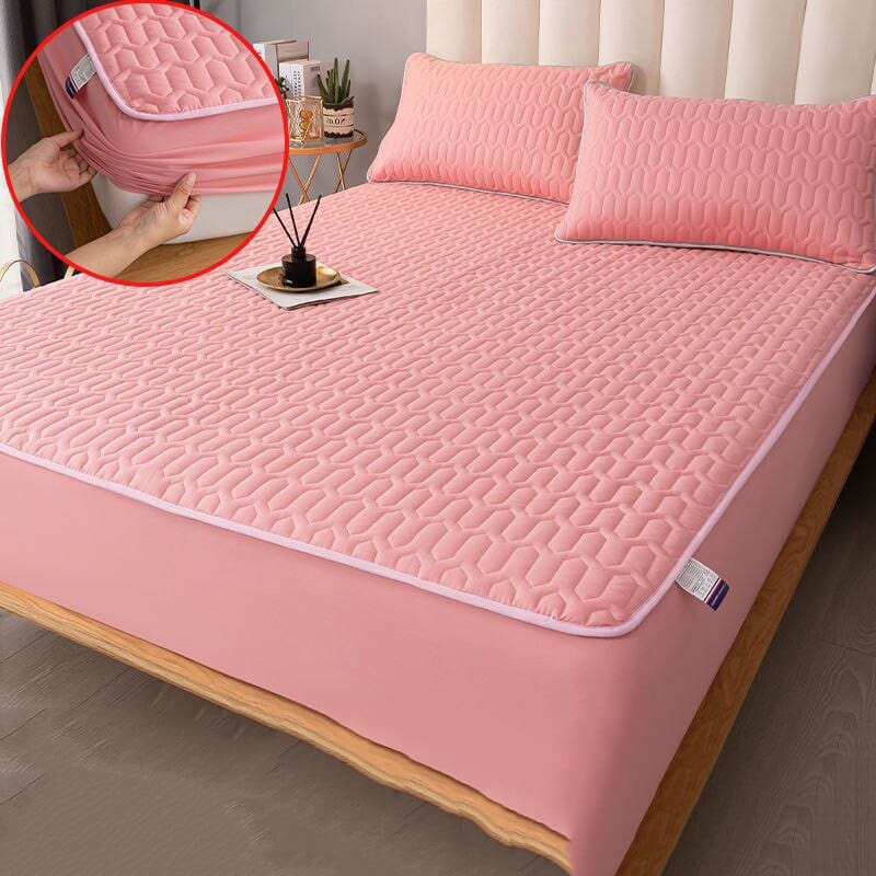 Matratzenschoner mit Flüssigkeitsschutz und atmungsaktiver Schicht für Kinder und Erwachsene