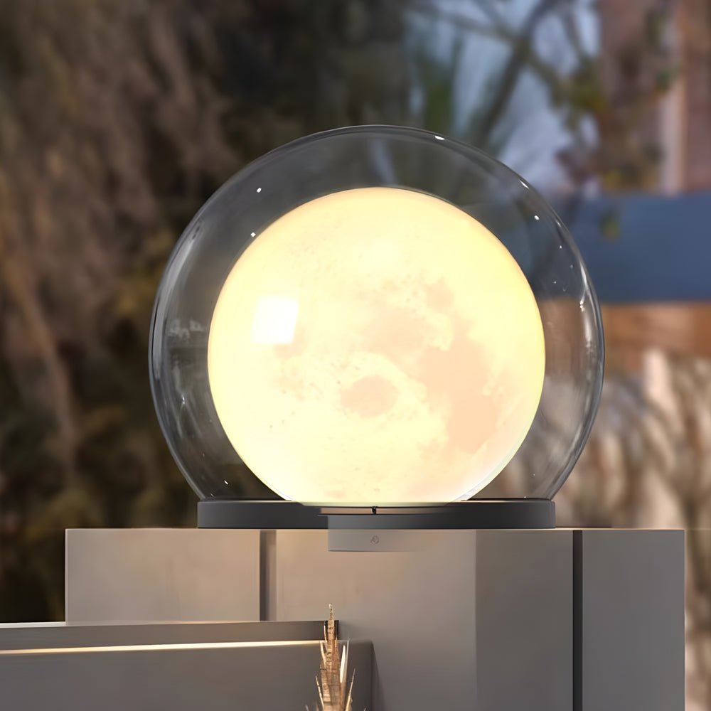 LED Außenstehlampe mit Edelstahlgehäuse und warmweißem Licht für Garten, Terrasse und Wege