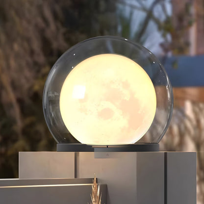 LED Außenstehlampe mit Edelstahlgehäuse und warmweißem Licht für Garten, Terrasse und Wege